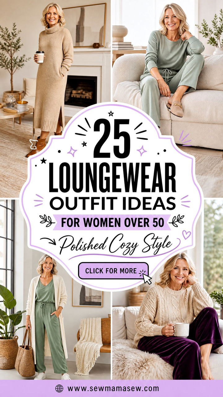 25 Loungewear Outfit Ideas for Women Over 50 That Feel Chic - 25 Loungewear Outfit Ideas for Women Over 50 That Feel Chic