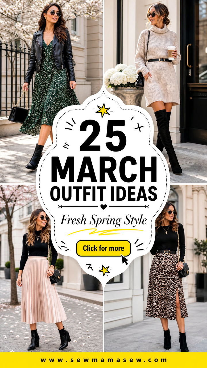 25 March Outfit Ideas for Fresh Spring Style Inspiration - 25 March Outfit Ideas for Fresh Spring Style Inspiration