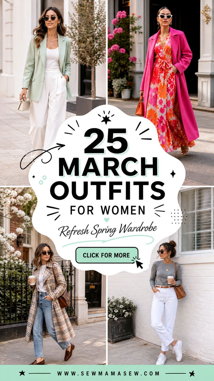 25 March Outfits for Women to Refresh Your Spring Wardrobe - 25 March Outfits for Women to Refresh Your Spring Wardrobe