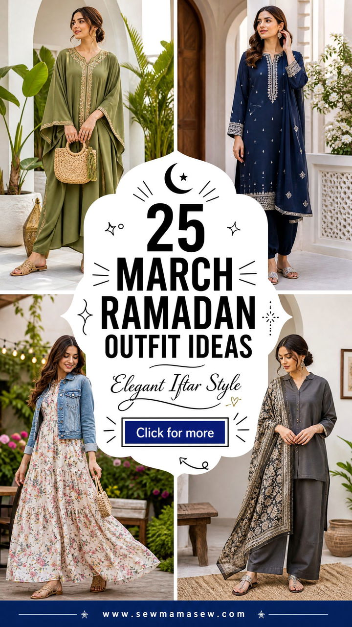 25 March Ramadan Outfit Ideas for Elegant Iftar Style - 25 March Ramadan Outfit Ideas for Elegant Iftar Style