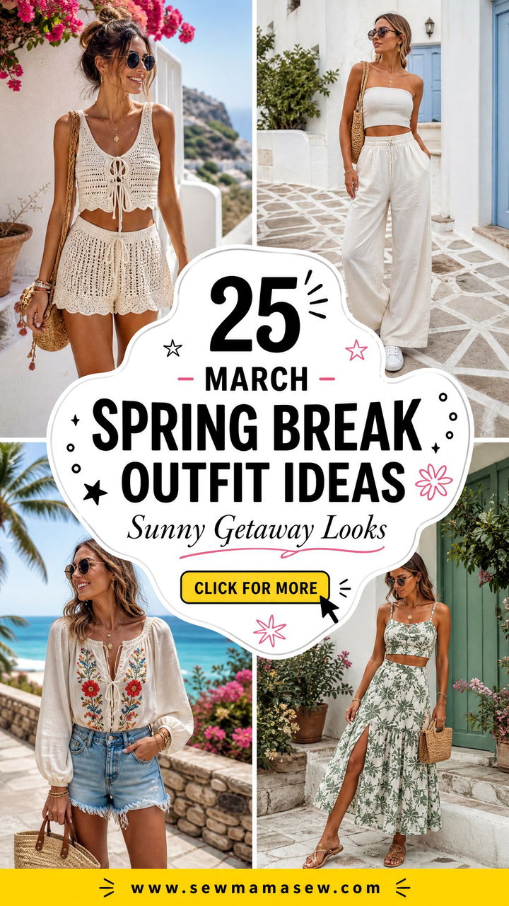 25 March Spring Break Outfit Ideas for Sunny Getaways Now - 25 March Spring Break Outfit Ideas for Sunny Getaways Now