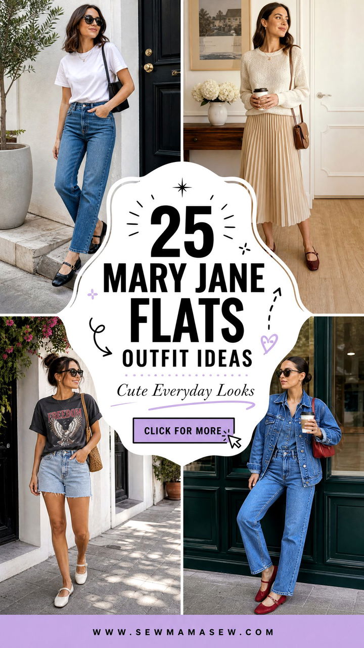 25 Mary Jane Flats Outfit Ideas for Cute Everyday Looks - 25 Mary Jane Flats Outfit Ideas for Cute Everyday Looks