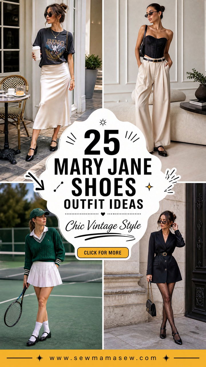 25 Mary Jane Shoes Outfit Ideas for Chic Vintage Style Now - 25 Mary Jane Shoes Outfit Ideas for Chic Vintage Style Now