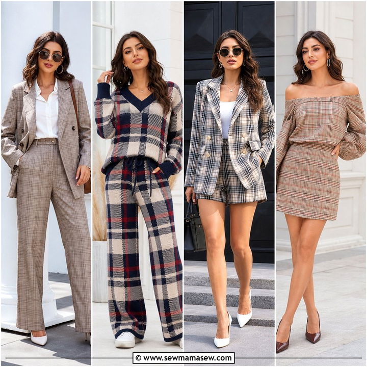 25 Matching Set Outfit Ideas Plaid for Cozy Fall Style