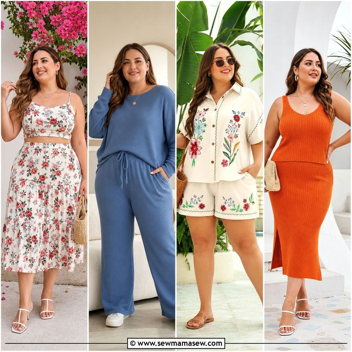 25 Matching Set Outfit Ideas Plus Size: Confident Looks