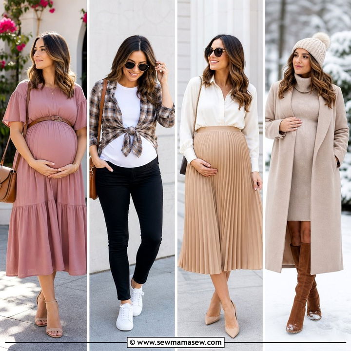 25 Maternity Outfit Ideas Hiding Bump With Chic Layers Now