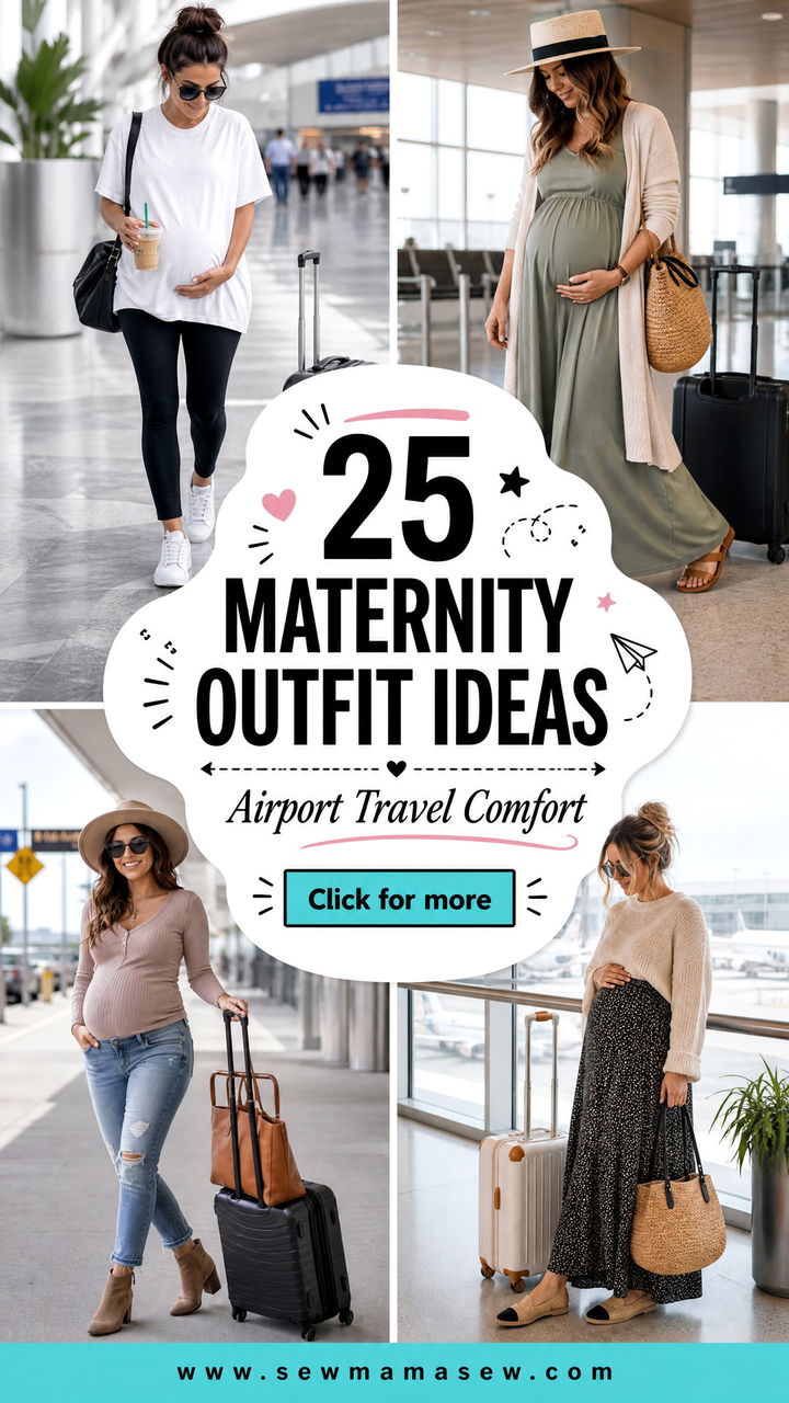 25 Maternity Outfit Ideas for Airport Travel Comfort Now - 25 Maternity Outfit Ideas for Airport Travel Comfort Now