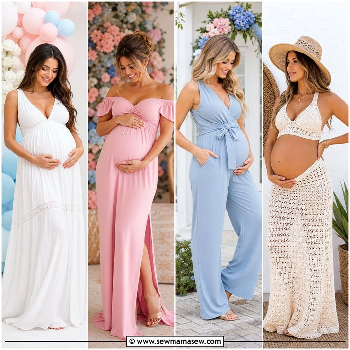 25 Maternity Outfit Ideas for Gender Reveal: Sweet Looks