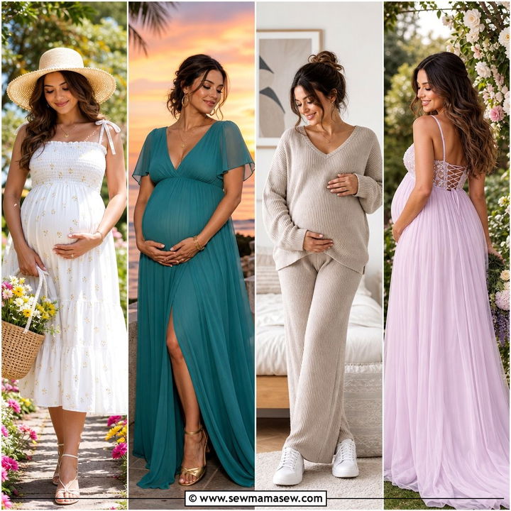 25 Maternity Photo Outfit Ideas Summer Moms Will Love