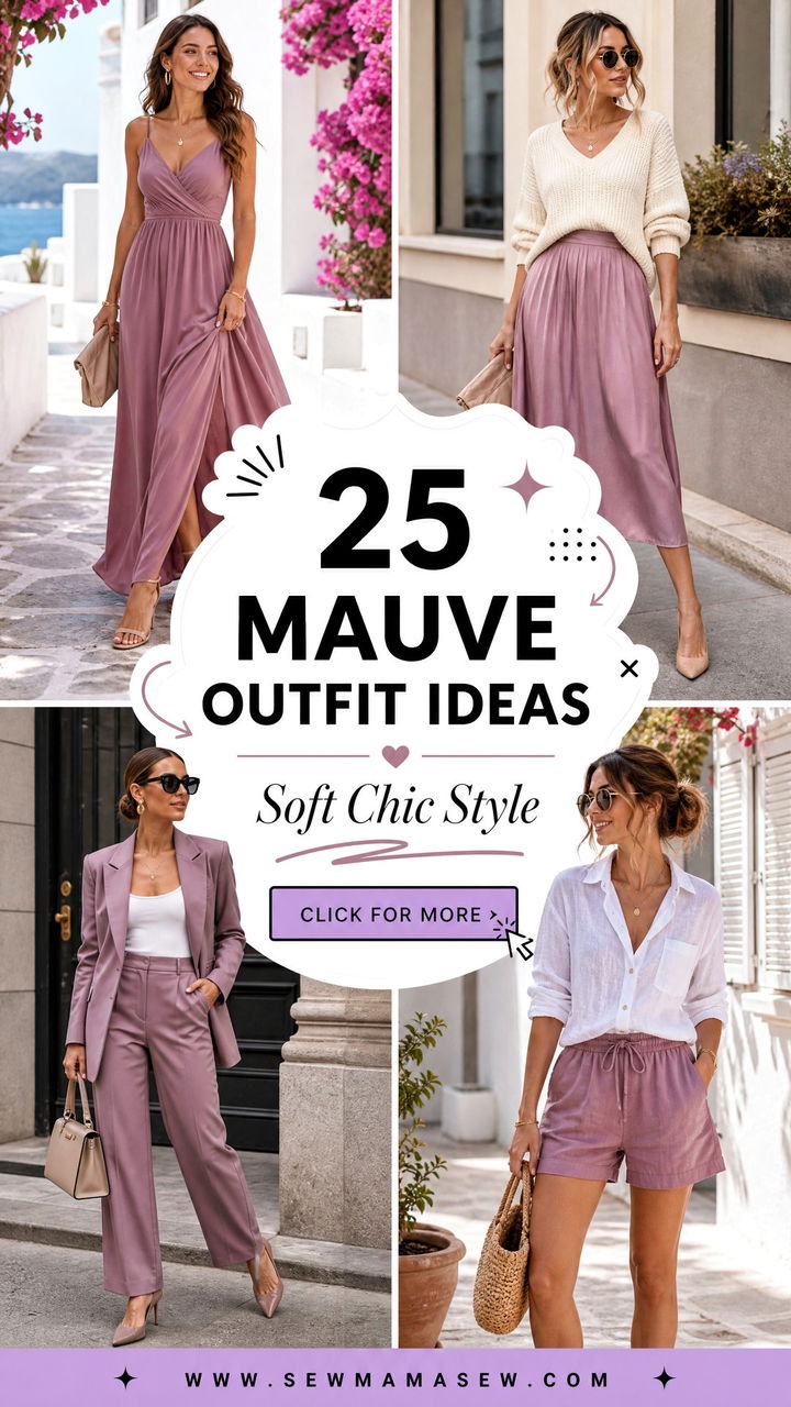 25 Mauve Outfit Ideas for Soft Chic Everyday Style - 25 Mauve Outfit Ideas for Soft, Chic Everyday Style