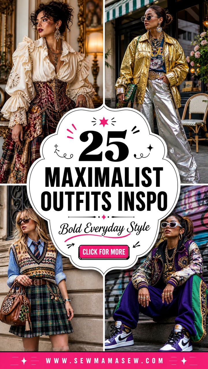 25 Maximalist Outfits Inspo for Bold Everyday Style - 25 Maximalist Outfits Inspo for Bold Everyday Style