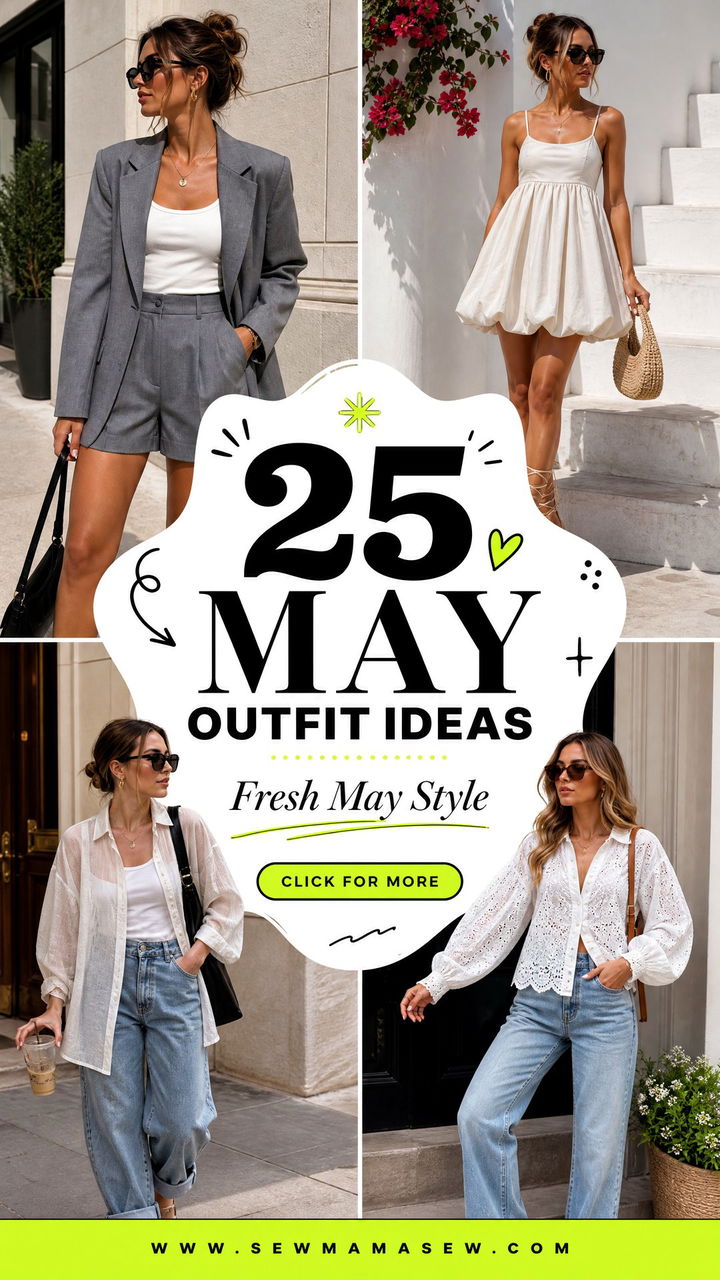 25 May Outfit Ideas for Fresh Spring-to-Summer Style - 25 May Outfit Ideas for Fresh Spring-to-Summer Style