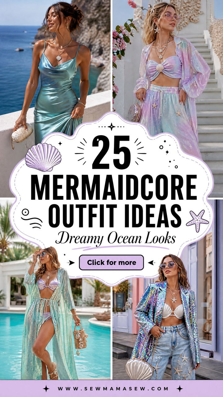 25 Mermaidcore Outfit Ideas for Dreamy Ocean-Inspired Looks - 25 Mermaidcore Outfit Ideas for Dreamy Ocean-Inspired Looks