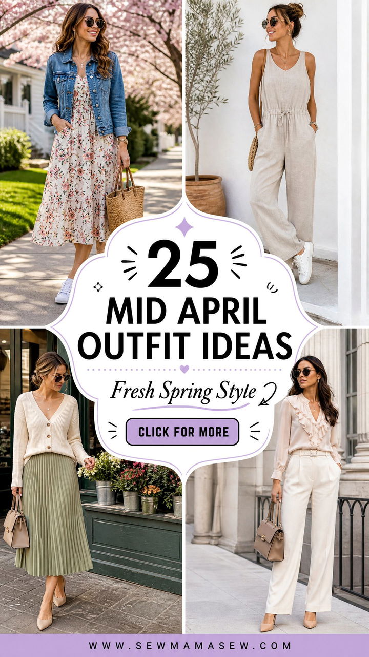 25 Mid April Outfit Ideas for Fresh Spring Style - 25 Mid April Outfit Ideas for Fresh Spring Style