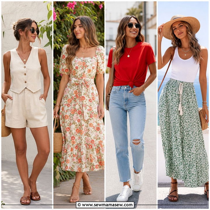 25 Mid June Outfit Ideas for Chic Summer Days & Nights