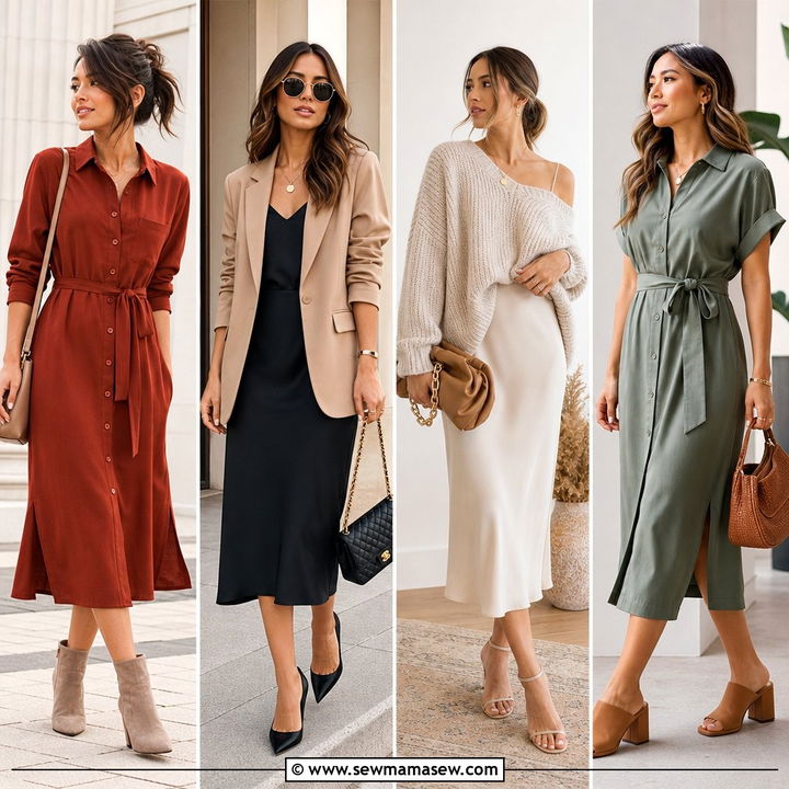 25 Midi Dress Petite Outfit Ideas to Look Taller With Ease
