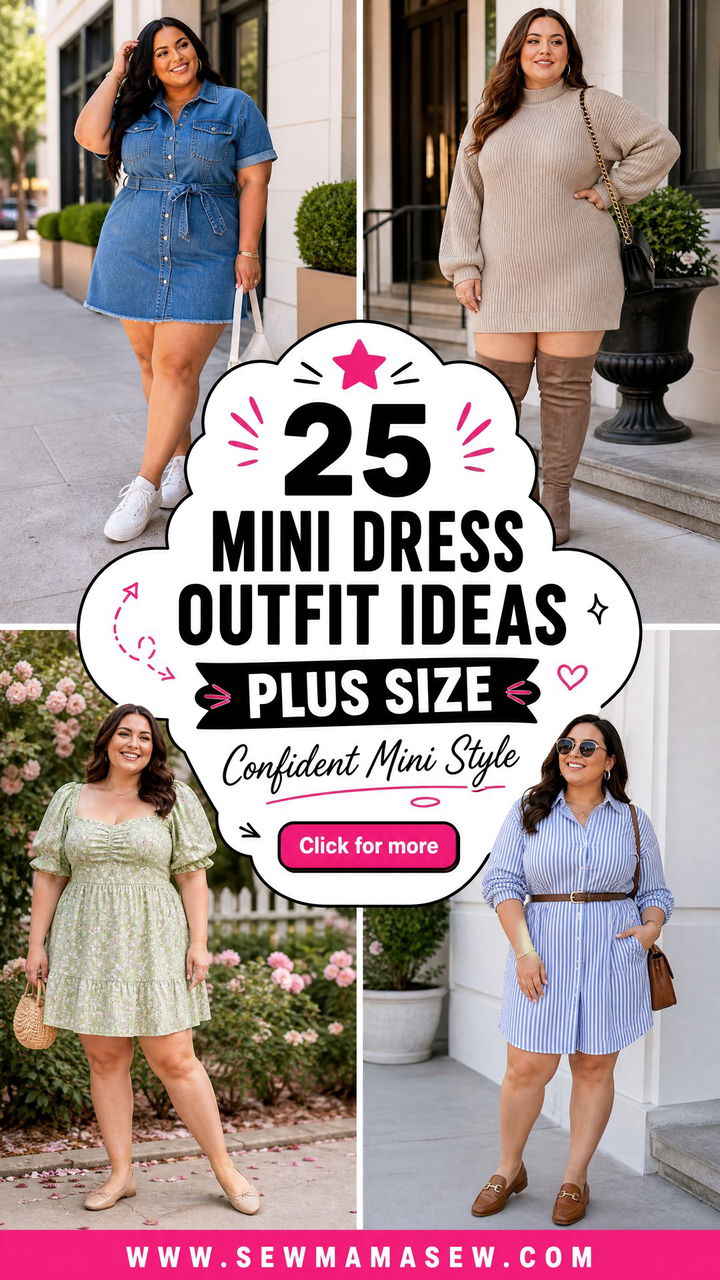 25 Mini Dress Outfit Ideas Plus Size for Confident Style - 25 Mini Dress Outfit Ideas Plus Size for Confident Style