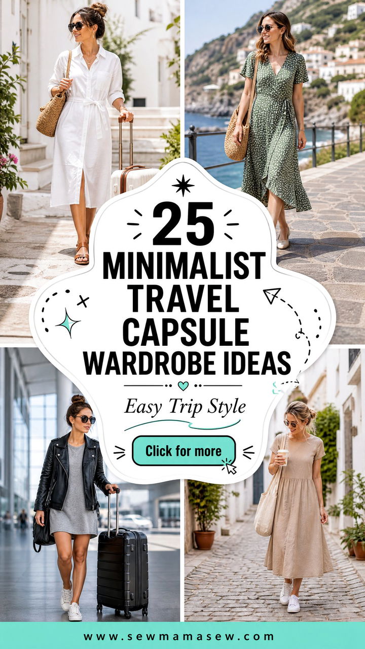 25 Minimalist Travel Capsule Wardrobe Ideas for Easy Trips - 25 Minimalist Travel Capsule Wardrobe Ideas for Easy Trips