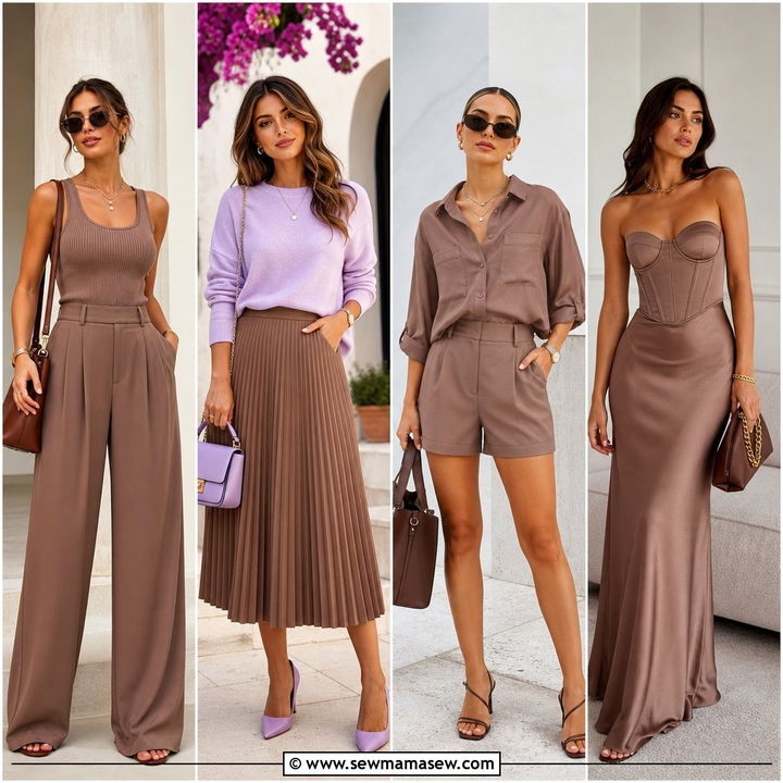 25 Mocha Mousse Outfit Ideas for a Luxe Neutral Trend Now