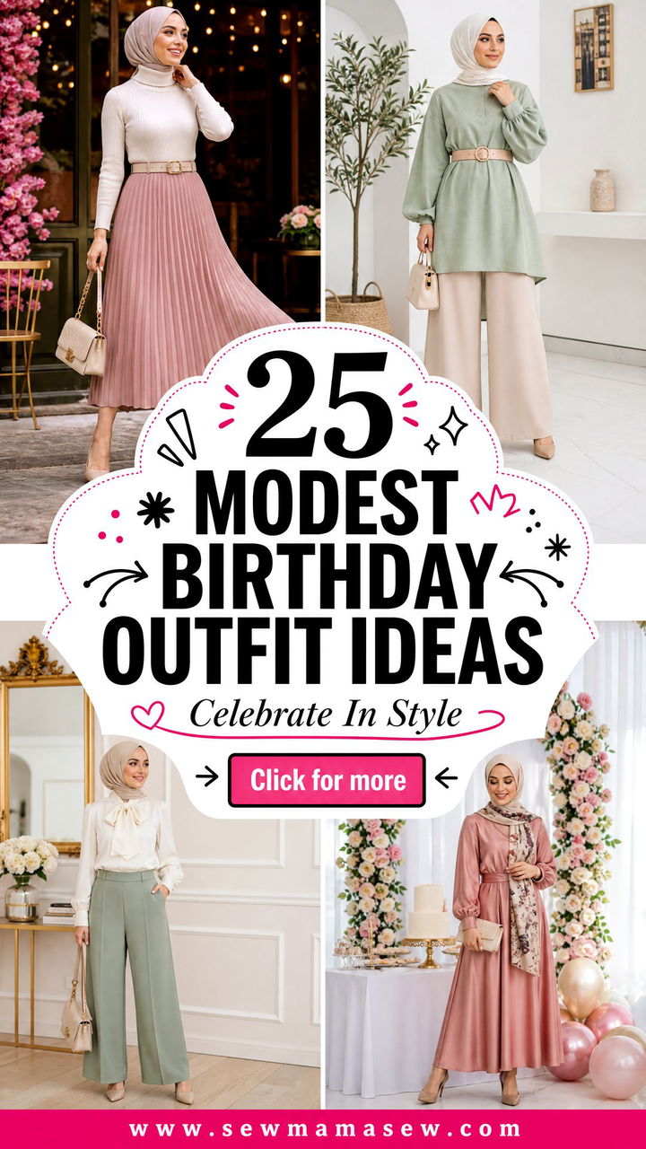 25 Modest Birthday Outfit Ideas for Stylish Celebrations - 25 Modest Birthday Outfit Ideas for Stylish Celebrations