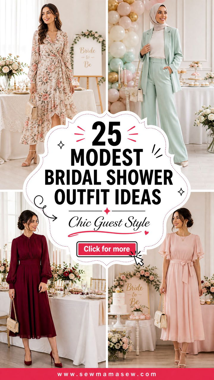 25 Modest Bridal Shower Outfit Ideas for Chic Guests Today - 25 Modest Bridal Shower Outfit Ideas for Chic Guests Today