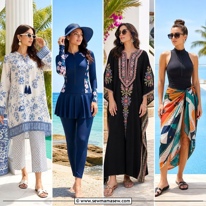 25 Modest Outfit Ideas for Beach Days With Breezy Style