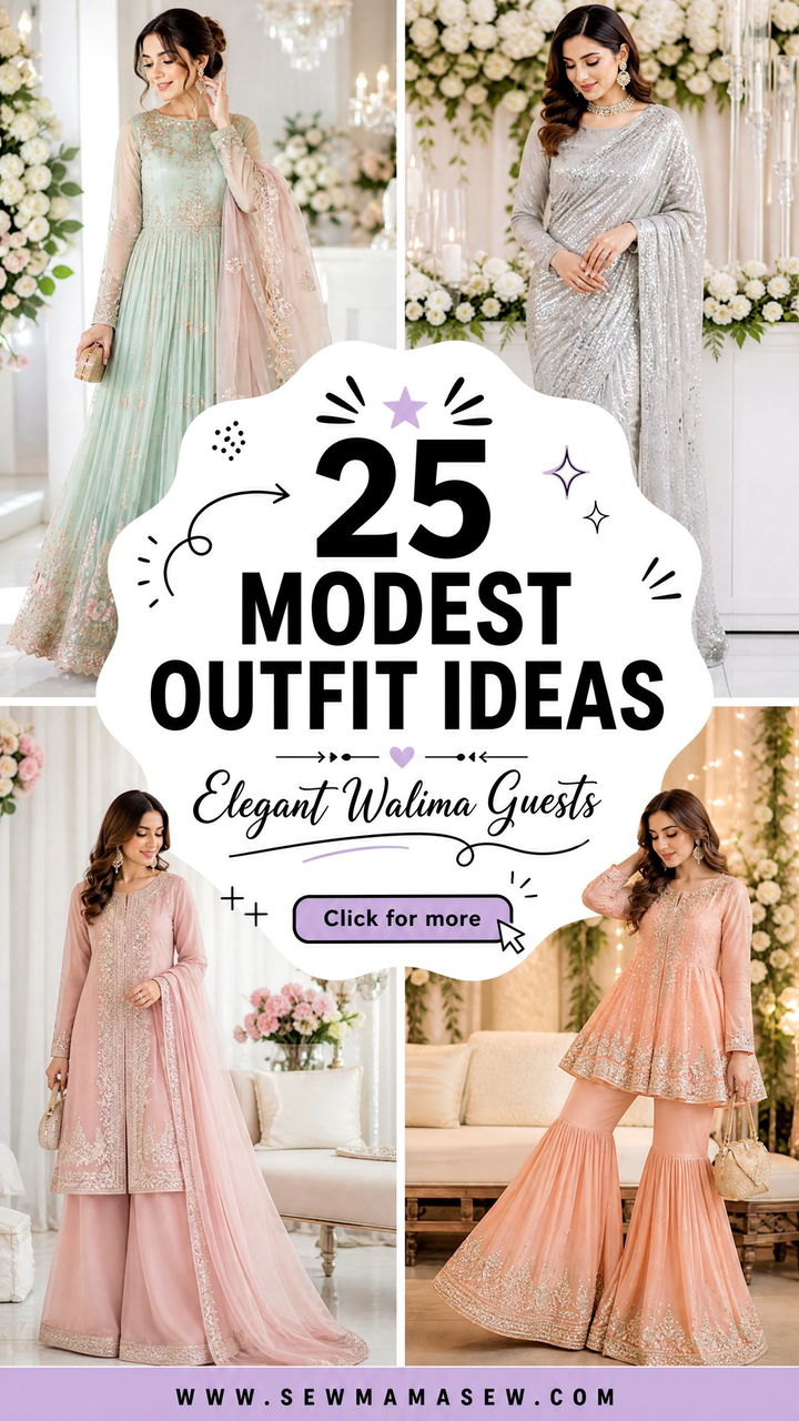 25 Modest Outfit Ideas for Walima Elegant Wedding Guests - 25 Modest Outfit Ideas for Walima: Elegant Wedding Guests