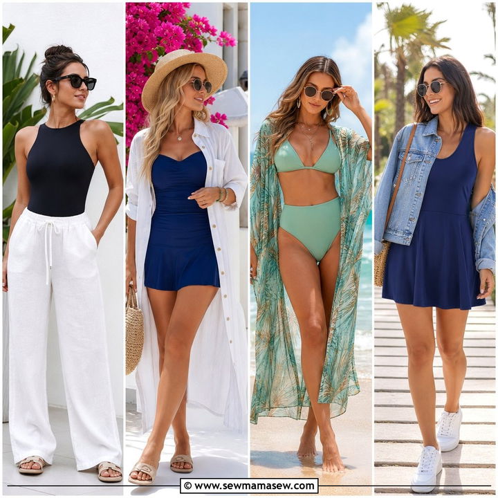 25 Modest outfit ideas for pool Chic Swim Looks for Summer