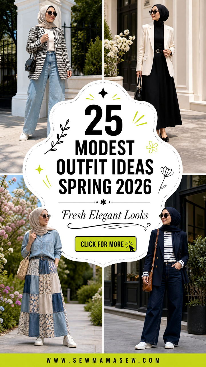 25 Modest outfit ideas spring 2026 Fresh Elegant Looks - 25 Modest outfit ideas spring 2026: Fresh Elegant Looks