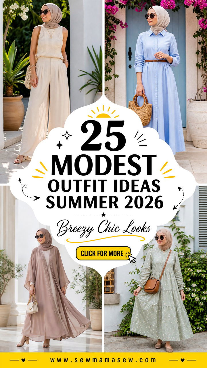 25 Modest outfit ideas summer 2026 Breezy Chic Looks - 25 Modest outfit ideas summer 2026: Breezy Chic Looks