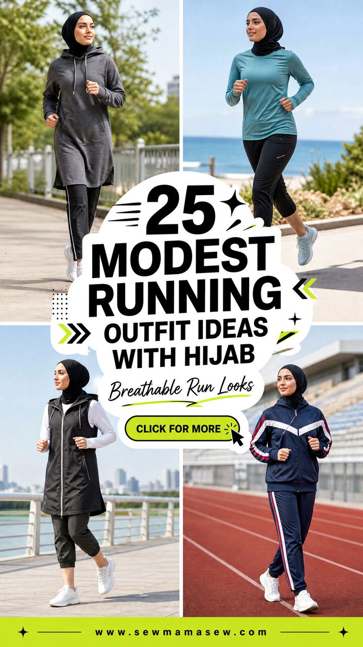 25 Modest running outfit ideas with hijab Breathable Looks - 25 Modest running outfit ideas with hijab: Breathable Looks
