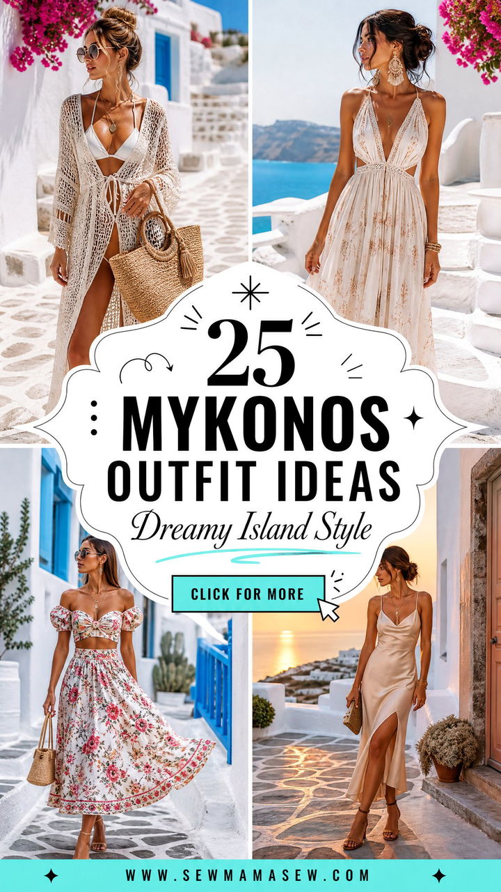 25 Mykonos Outfit Ideas for Dreamy Island Style - 25 Mykonos Outfit Ideas for Dreamy Island Style