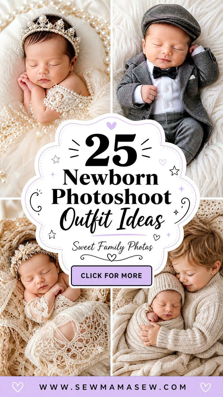 25 Newborn Photoshoot Outfit Ideas for Sweet Family Photos - 25 Newborn Photoshoot Outfit Ideas for Sweet Family Photos