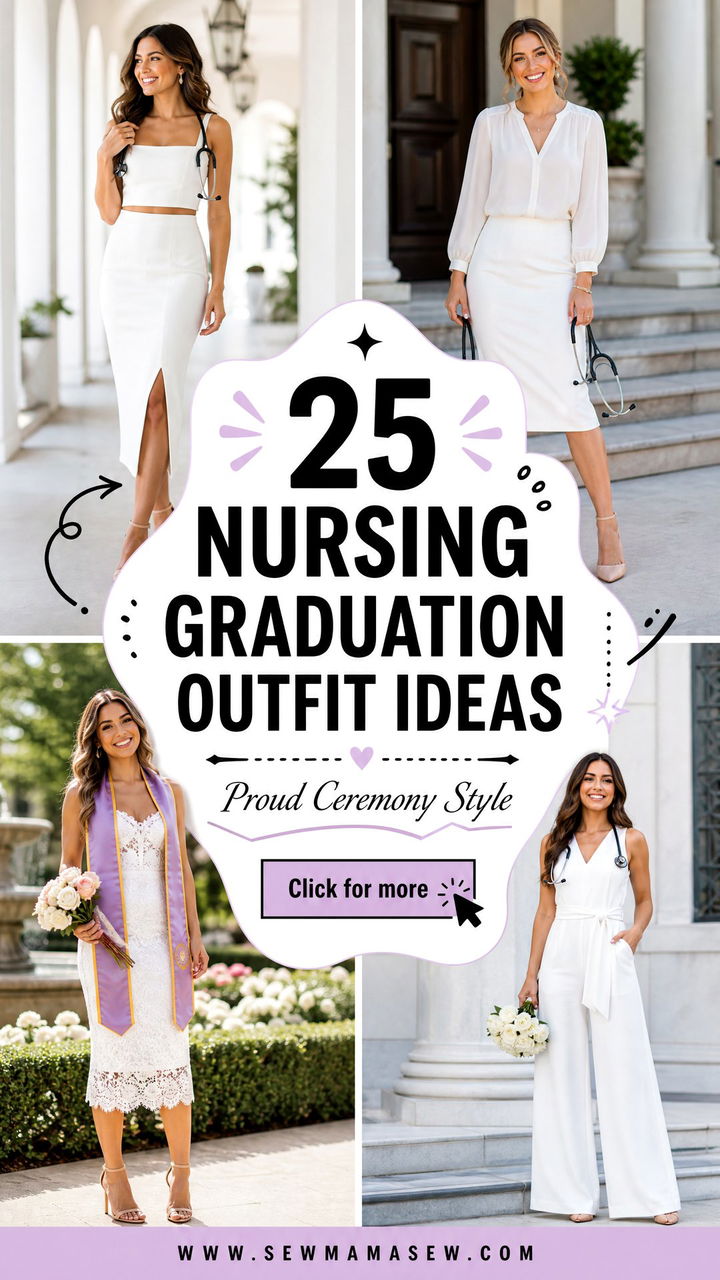 25 Nursing Graduation Outfit Ideas for Proud Ceremony Style - 25 Nursing Graduation Outfit Ideas for Proud Ceremony Style
