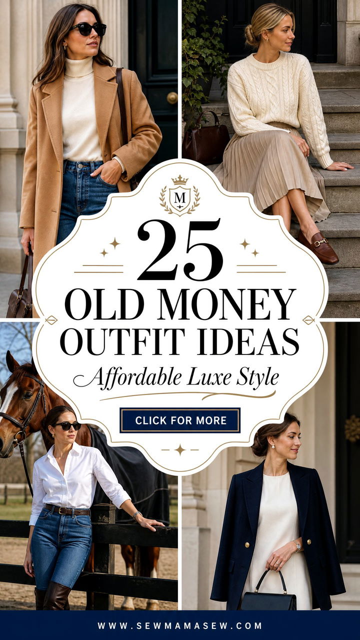 25 Old Money Outfit Ideas Affordable for Luxe Style - 25 Old Money Outfit Ideas Affordable for Luxe Style