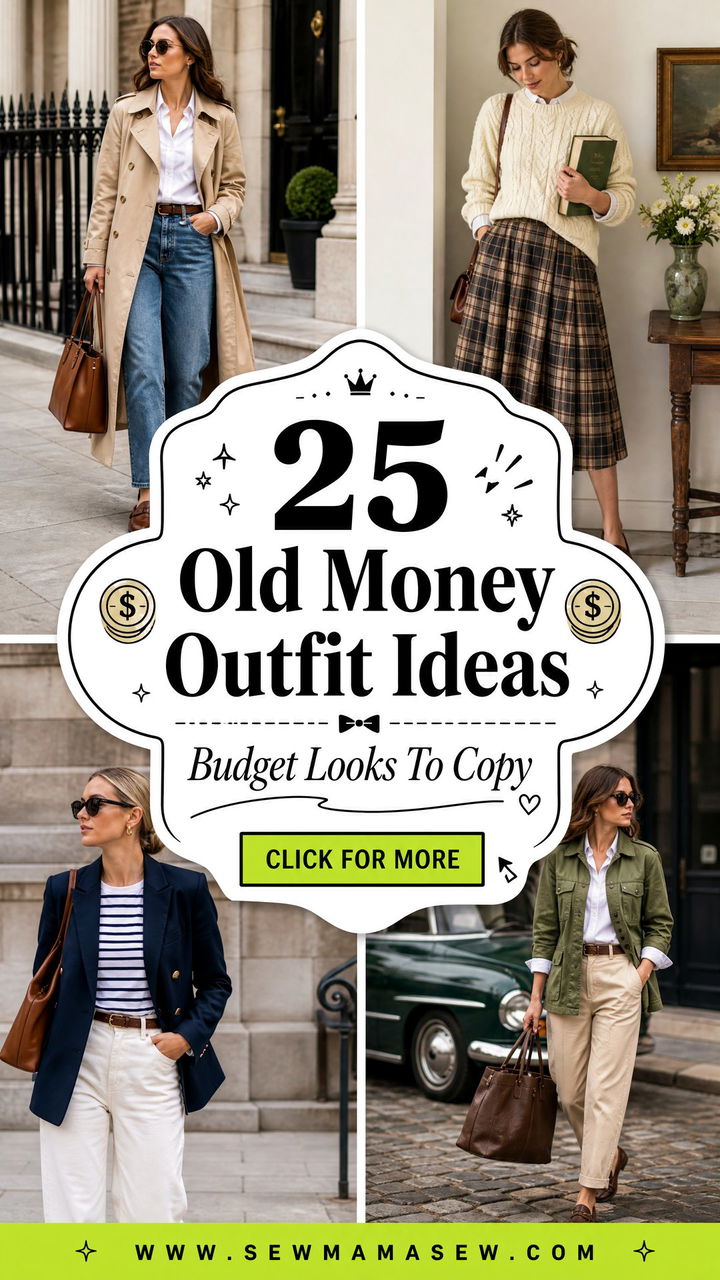25 Old Money Outfit Ideas Budget Shoppers Can Copy - 25 Old Money Outfit Ideas Budget Shoppers Can Copy