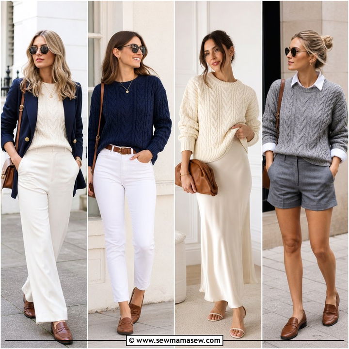 25 Old Money Outfit Ideas With Aran Sweater Charm