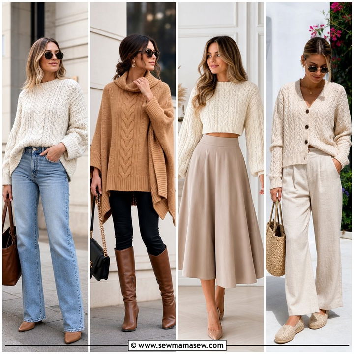 25 Old Money Outfit Ideas With Cable Knit Cozy Luxe Now