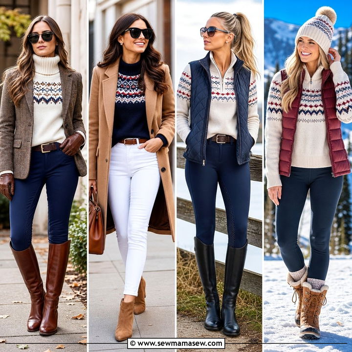 25 Old Money Outfit Ideas With Fair Isle Sweater: Cozy Chic