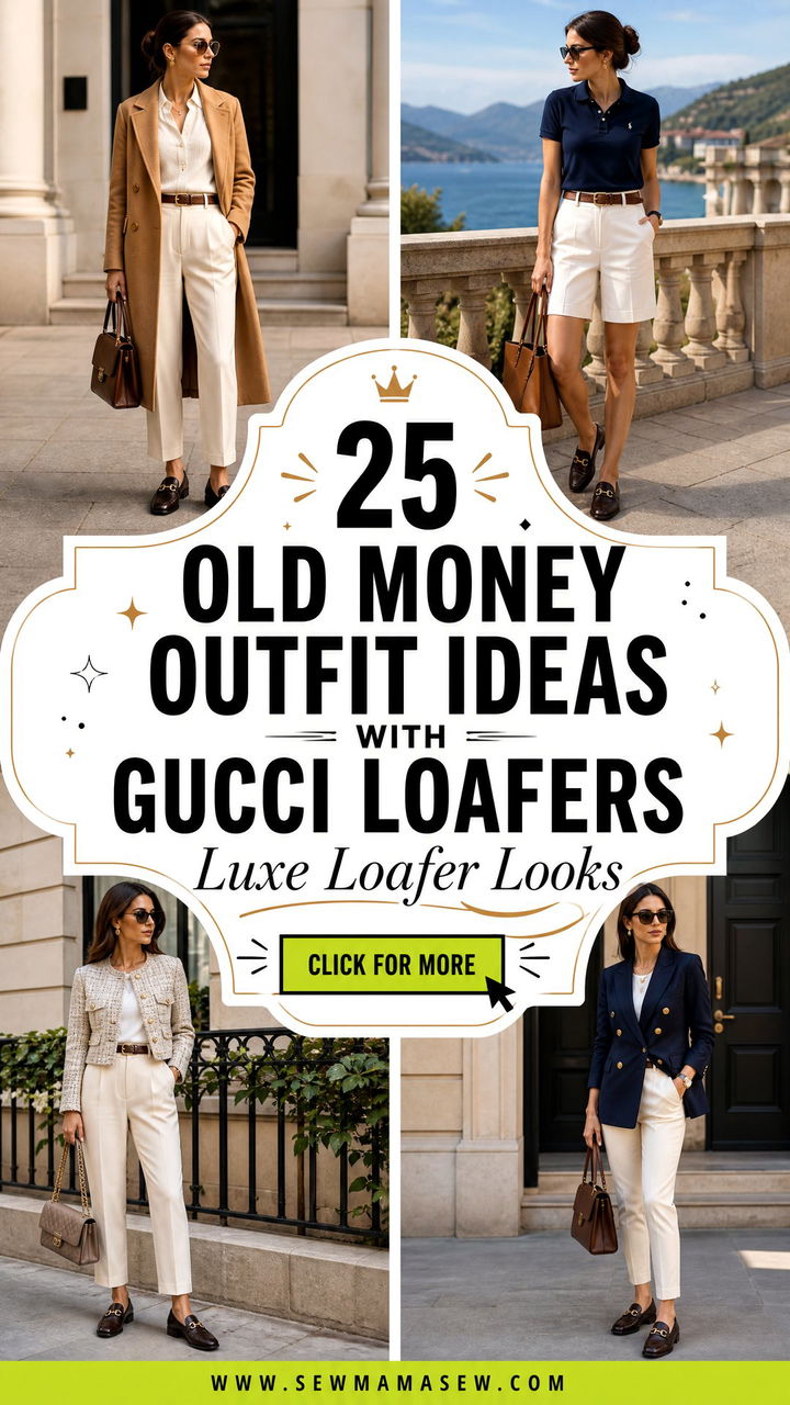 25 Old Money Outfit Ideas With Gucci Loafers Luxe Looks - 25 Old Money Outfit Ideas With Gucci Loafers: Luxe Looks