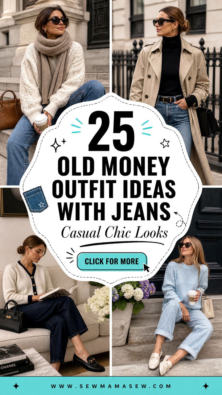 25 Old Money Outfit Ideas With Jeans Casual Chic Looks - 25 Old Money Outfit Ideas With Jeans: Casual Chic Looks