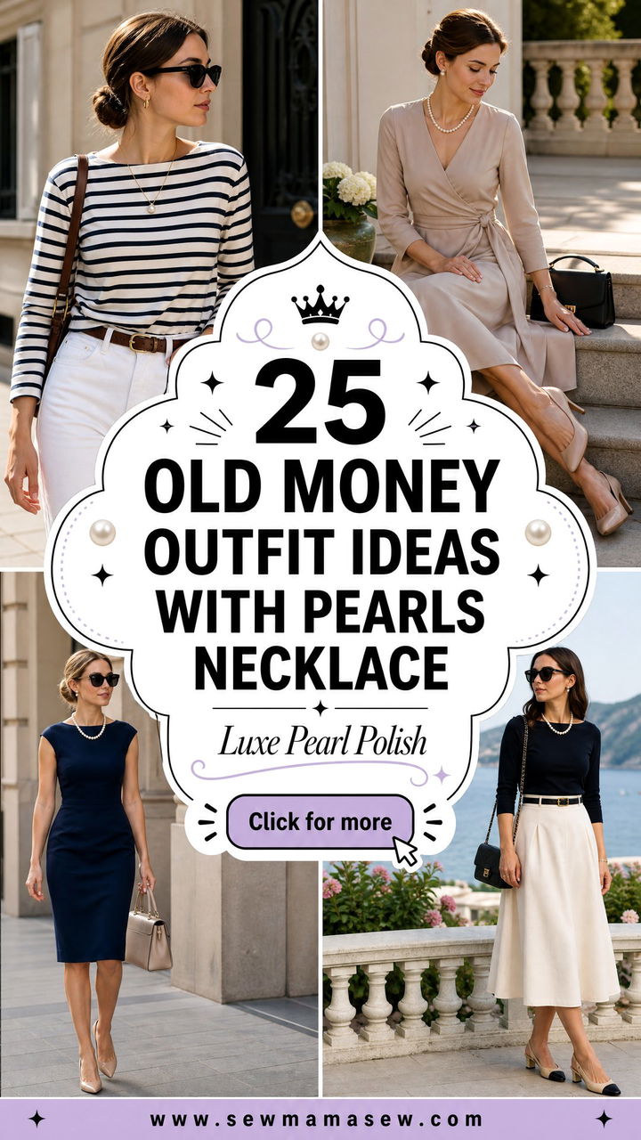 25 Old Money Outfit Ideas With Pearls Necklace Luxe Looks - 25 Old Money Outfit Ideas With Pearls Necklace: Luxe Looks
