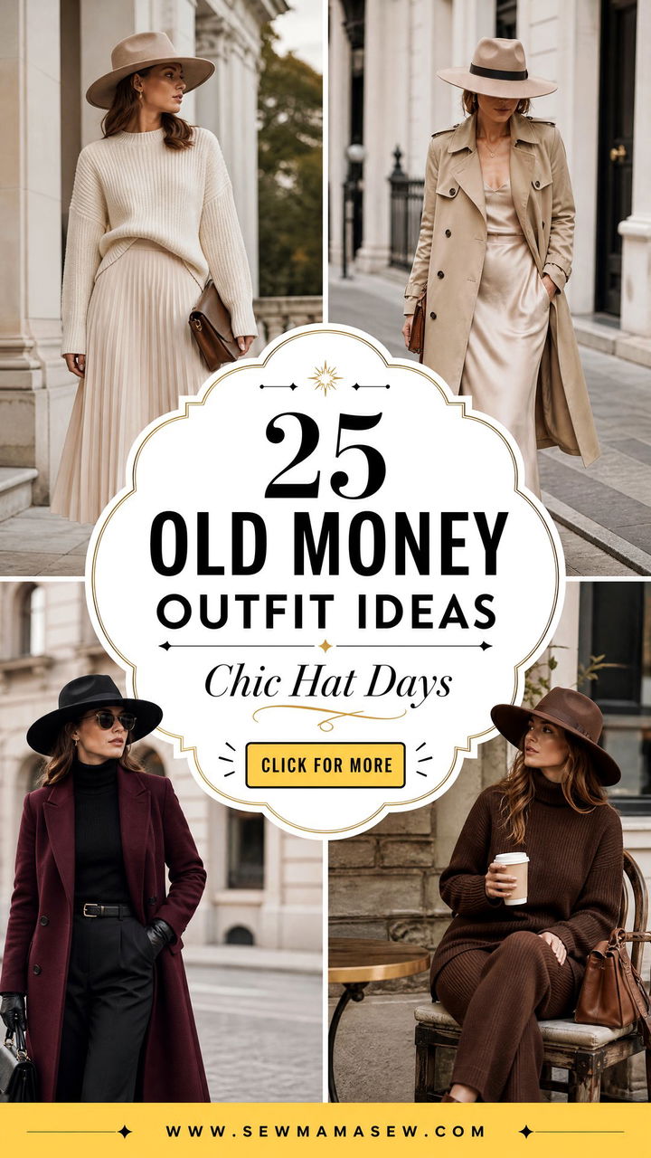 25 Old Money Outfit Ideas With Wide Brim Hat for Chic Days - 25 Old Money Outfit Ideas With Wide Brim Hat for Chic Days
