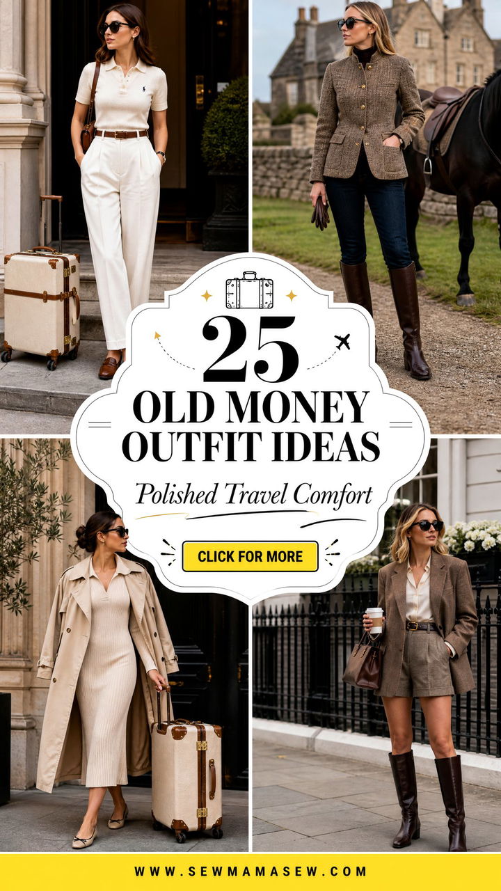 25 Old Money Outfit Ideas for Travel in Polished Comfort - 25 Old Money Outfit Ideas for Travel in Polished Comfort