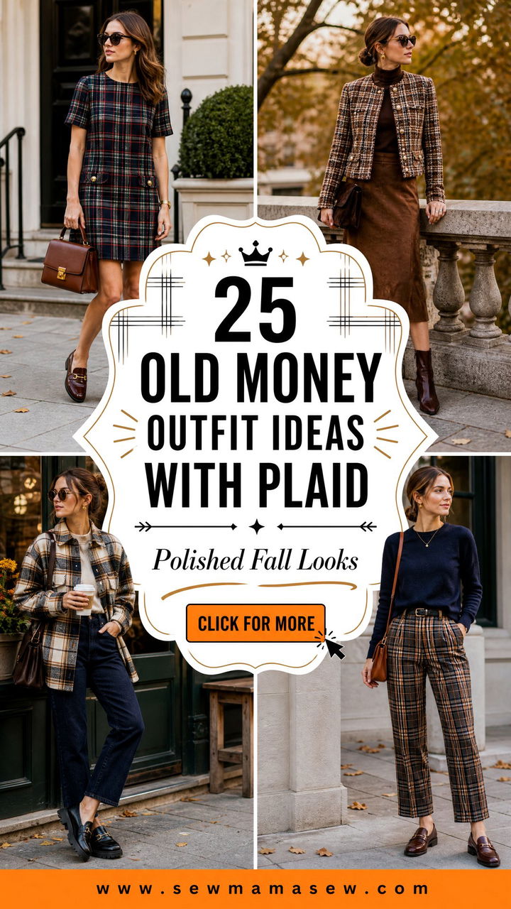 25 Old money outfit ideas with plaid for Polished Fall Looks - 25 Old money outfit ideas with plaid for Polished Fall Looks
