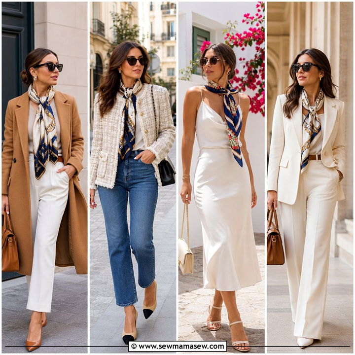25 Old Money Outfit Ideas With Silk Scarf for Elegant Looks