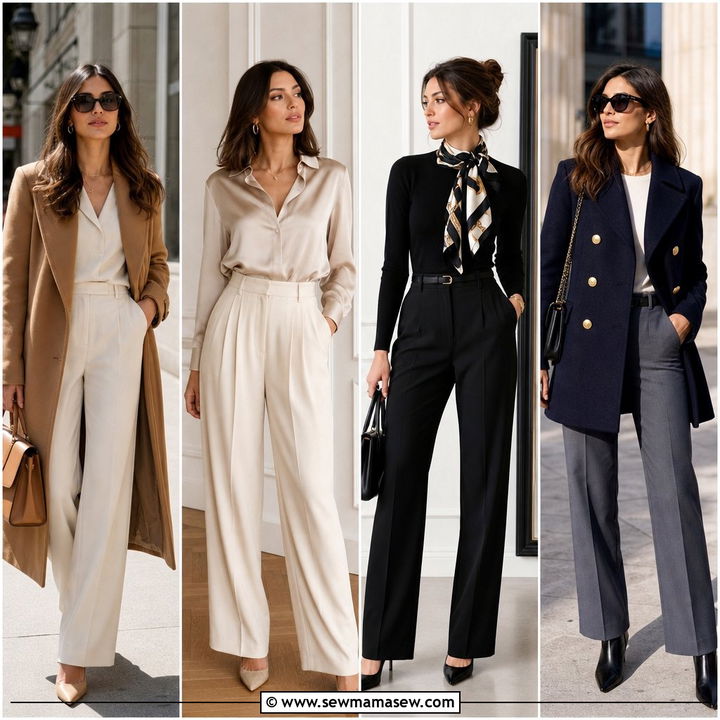 25 Old Money Outfit Ideas With Trousers for Elegant Work Looks