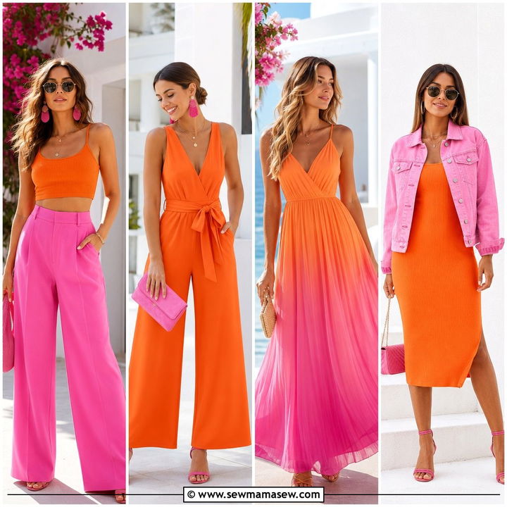 25 Orange and Pink Outfit Ideas for Bold Color Lovers Now