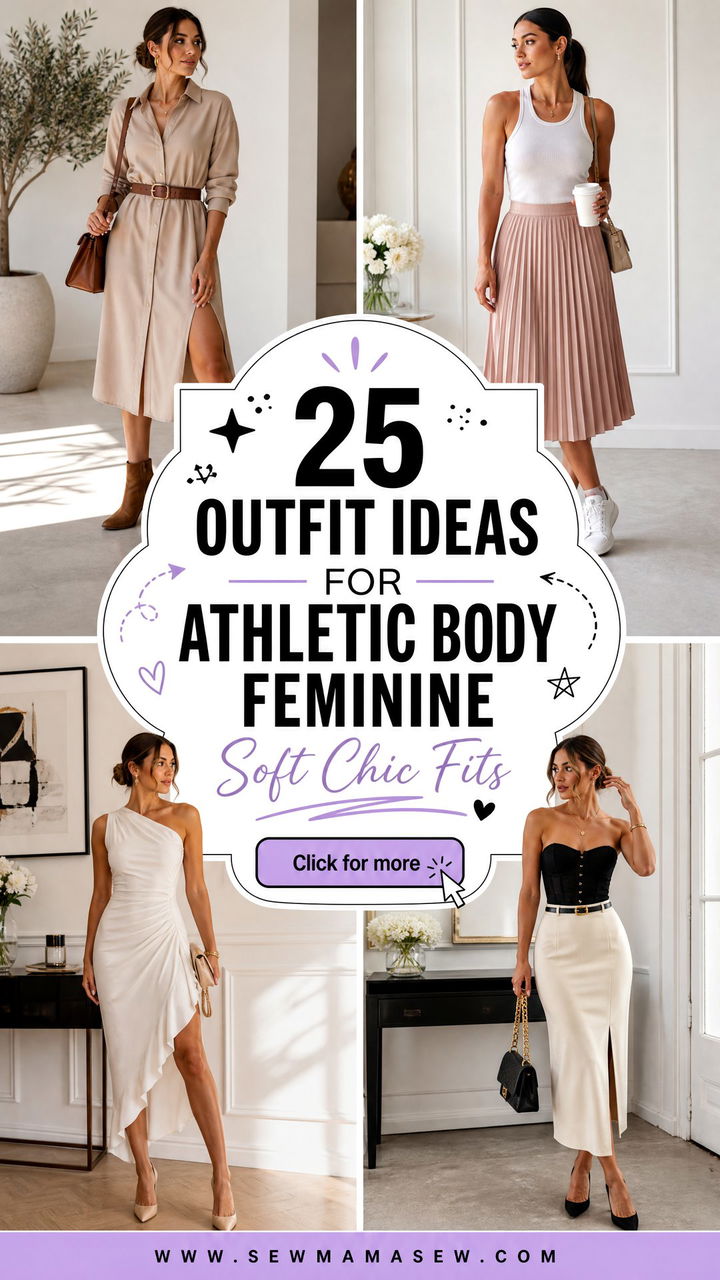 25 Outfit Ideas for Athletic Body Feminine Soft Chic Fits - 25 Outfit Ideas for Athletic Body Feminine: Soft Chic Fits