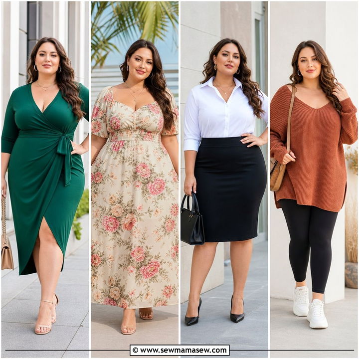 25 Outfit Ideas for Big Bust Plus Size Chic Confidence